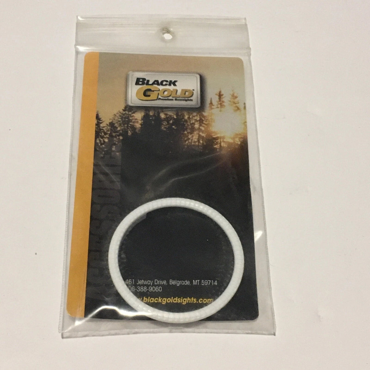 BLK GOLD SIGHT RING 1.75 OS WHT SIGHT RING 1 3/4 WHITE