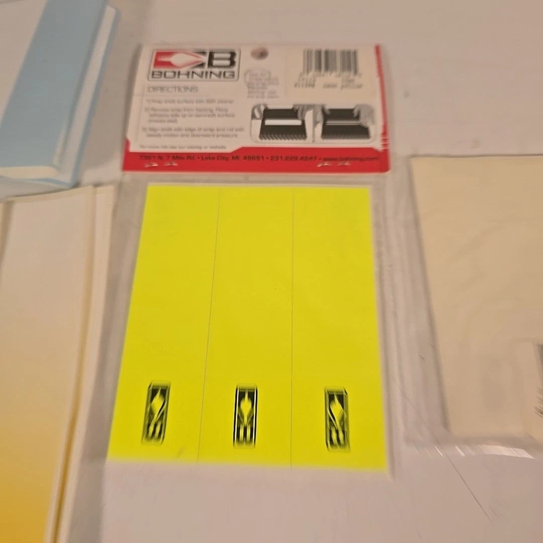 BOHNING WRAP 4in STAND NEO YELLOW 12PK