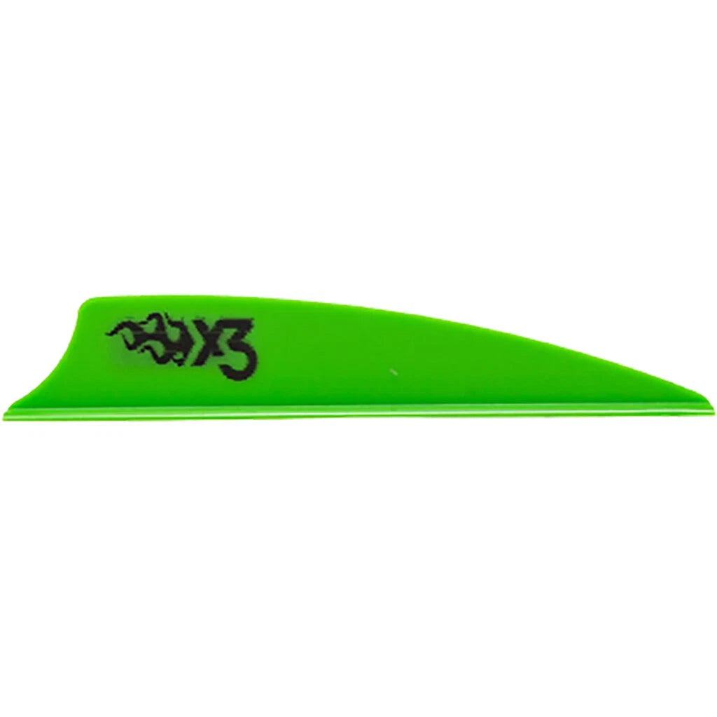 BOHNING X3 VANE 100 COUNT 3in NEO GRN
