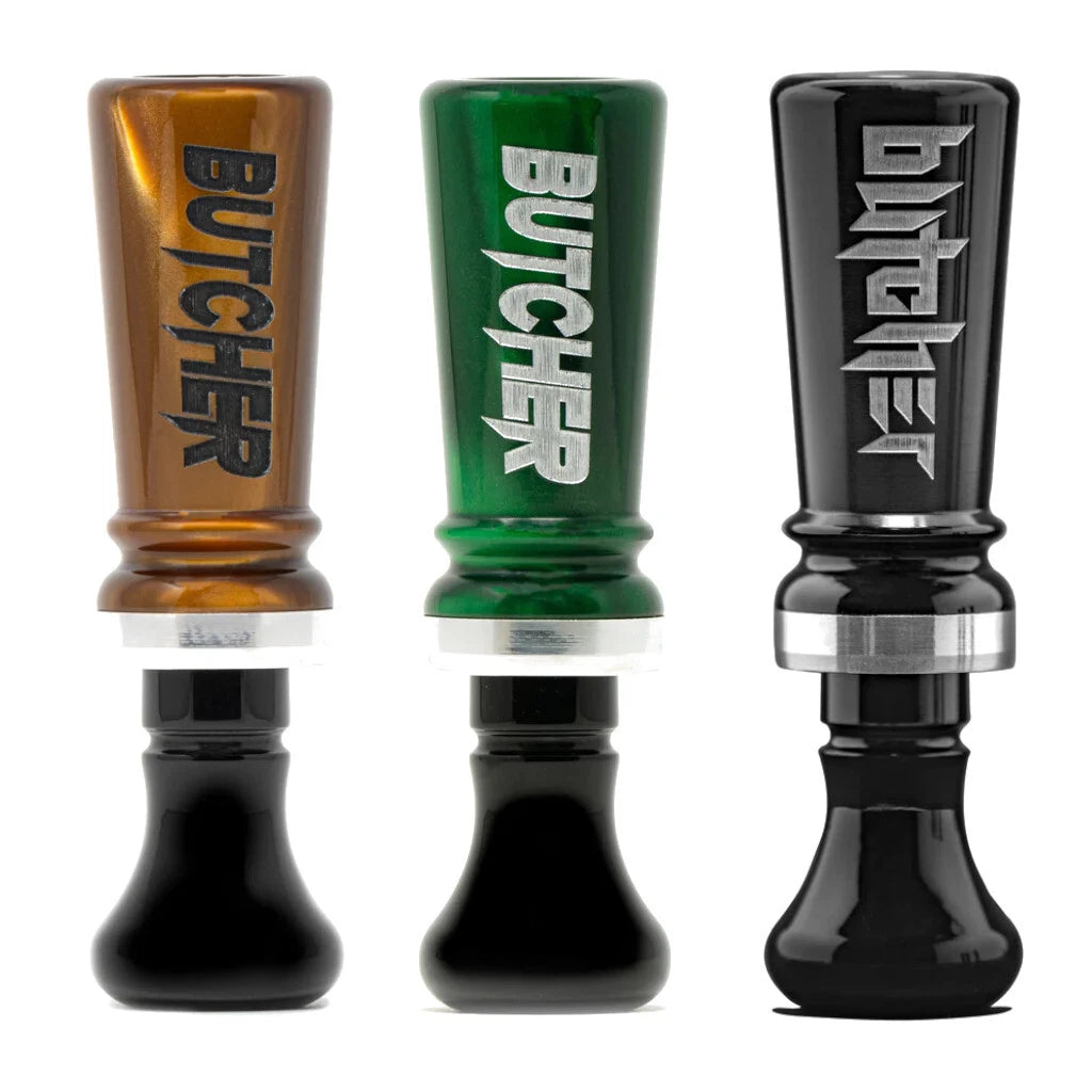 ELITE DUCK CALLS SB BUTCHER PLAT/BLK