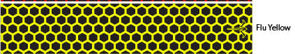 WHITE WATER YELLOW FLO NEO HONEYCOMB WRAPS 5x1.125"
