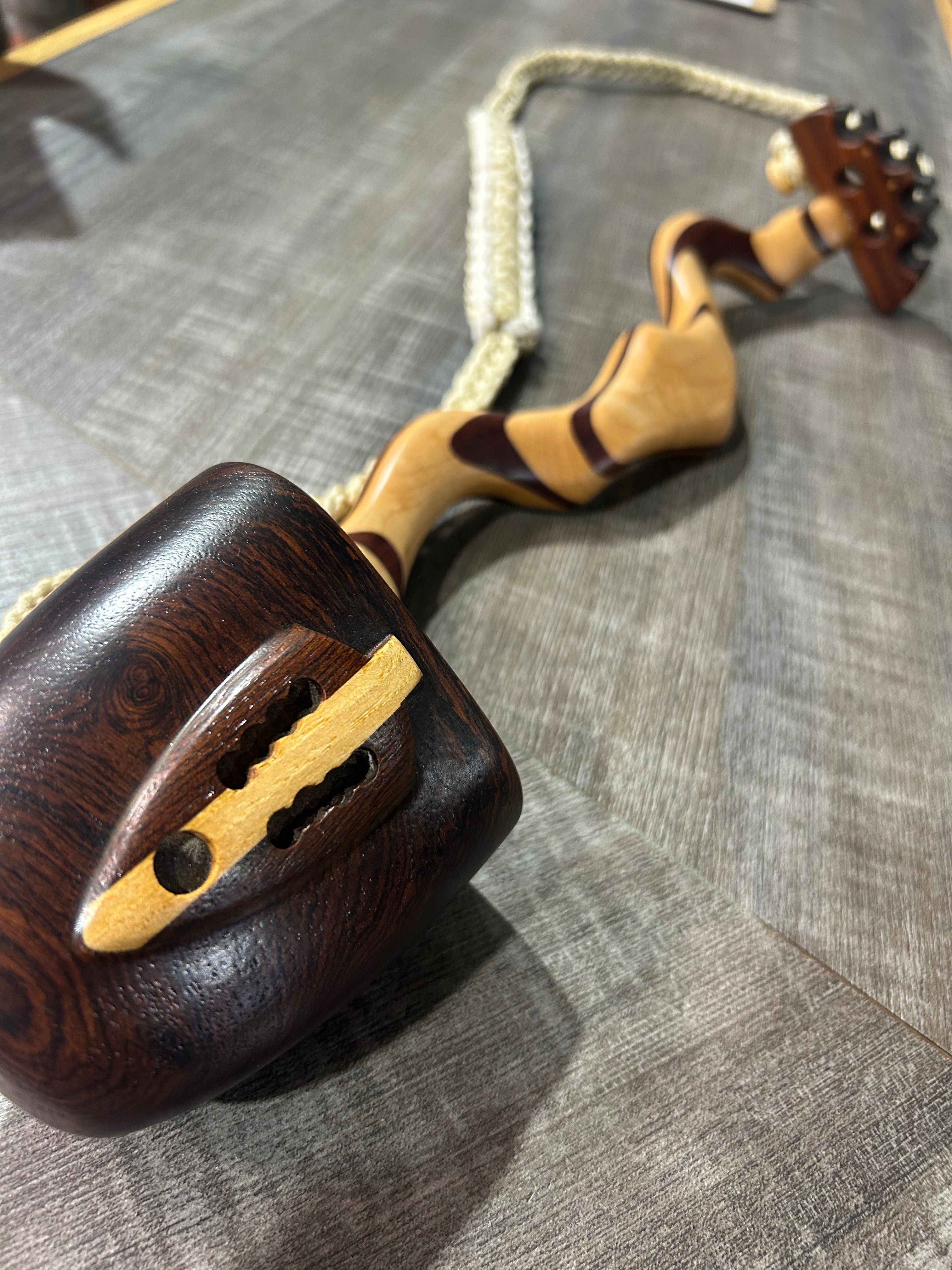 ROY HALL WOODEN BACK QUIVER 4 ARROW