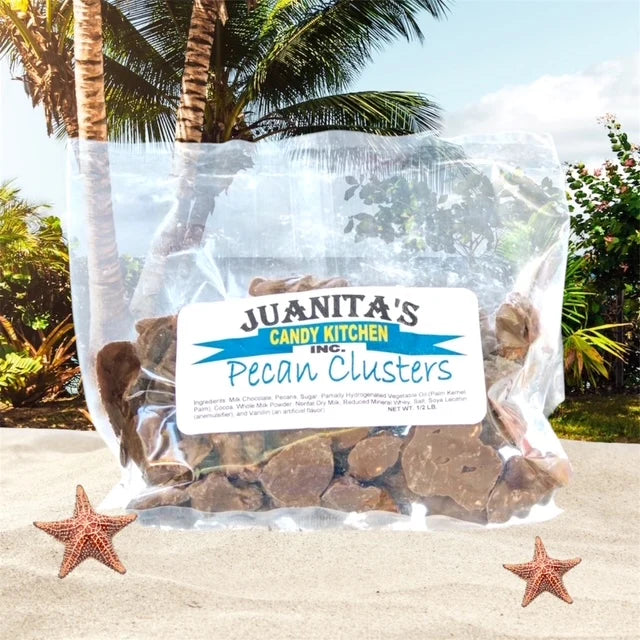 JUANITAS CANDY KITCHEN PECAN CLUSTERS 8oz