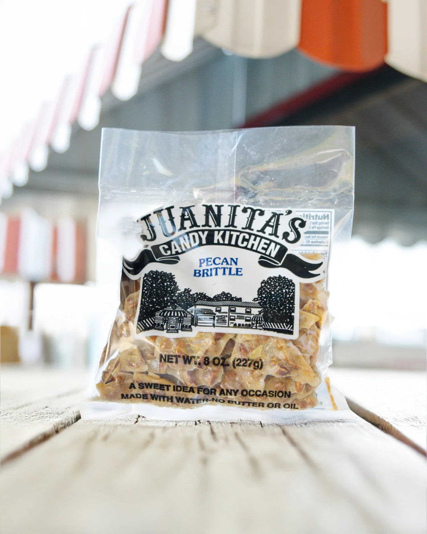 JUANITAS CANDY PECAN BRITTLE 8oz