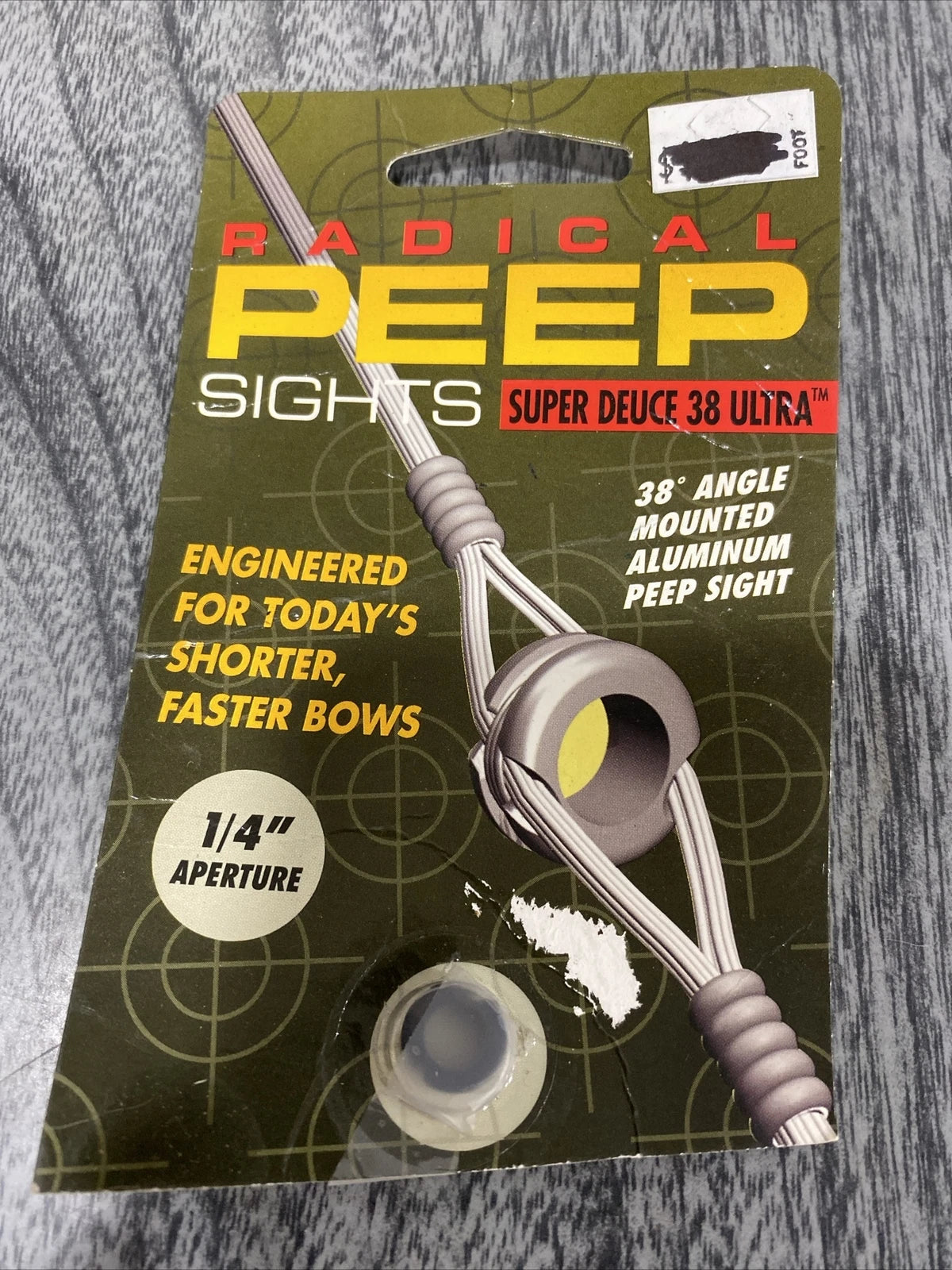 RAD PEEP SUPER 38 UL 1/4 PURP SUPER DEUCE 38 ULTRA 1/4