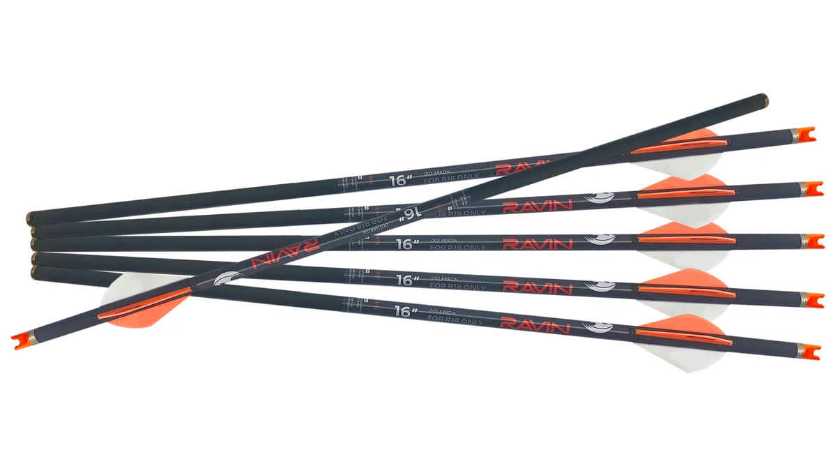 RAVIN R18 .0034 6PK 16 BOLTS RAVIN R18 SERIES CROSSBOWS ONLY R18 ONLY