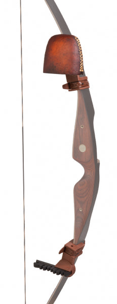 SELWAY RAWHIDE QVR 5ARW STRAP ON HOOD QUIVER RECURVE OR LONG BOW RH OR LH 1-2 L