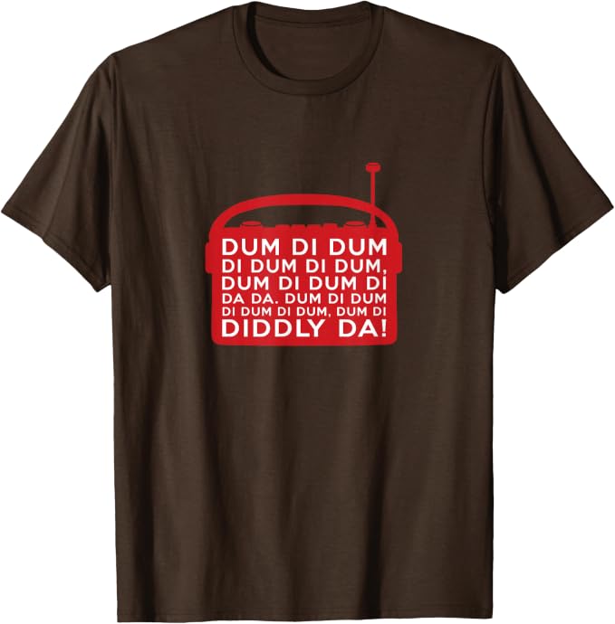 T-SHIRT ARCHERS BROWN W/RED MEDIUM