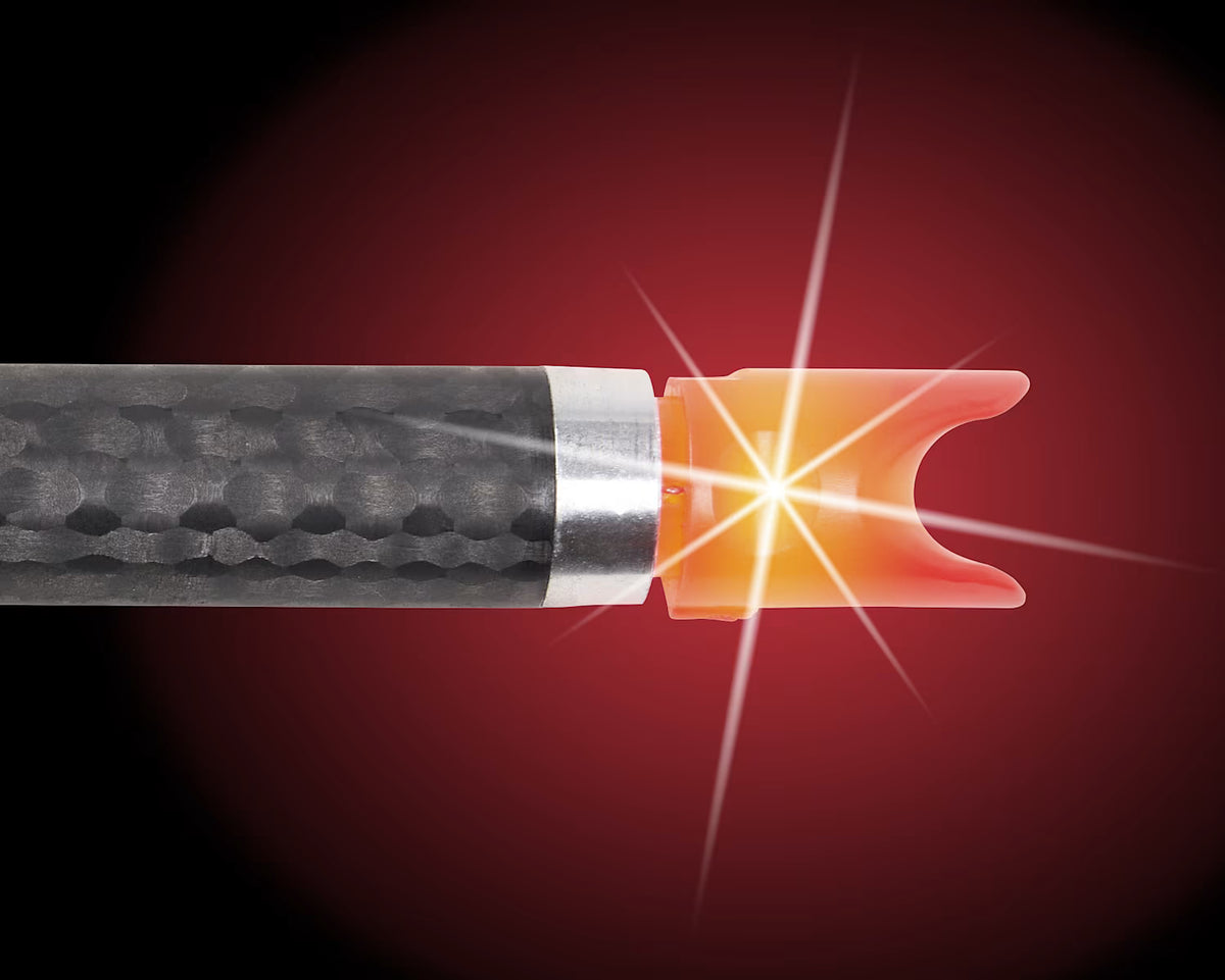 TEN POINT ALPHA-BLAZE HPX LIGHTED NOCK RED 3PK