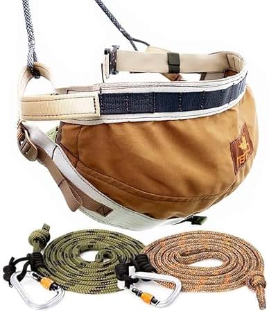 TETHRD MENACE SADDLE KIT L SADDLE 11MM TETHER 11MM LINEMAN BELT L