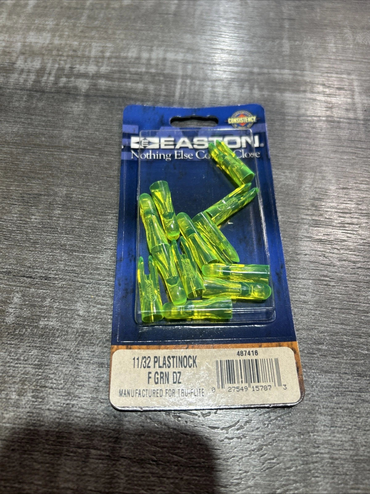 11/32 GLUE ON NOCKS FLO GREEN