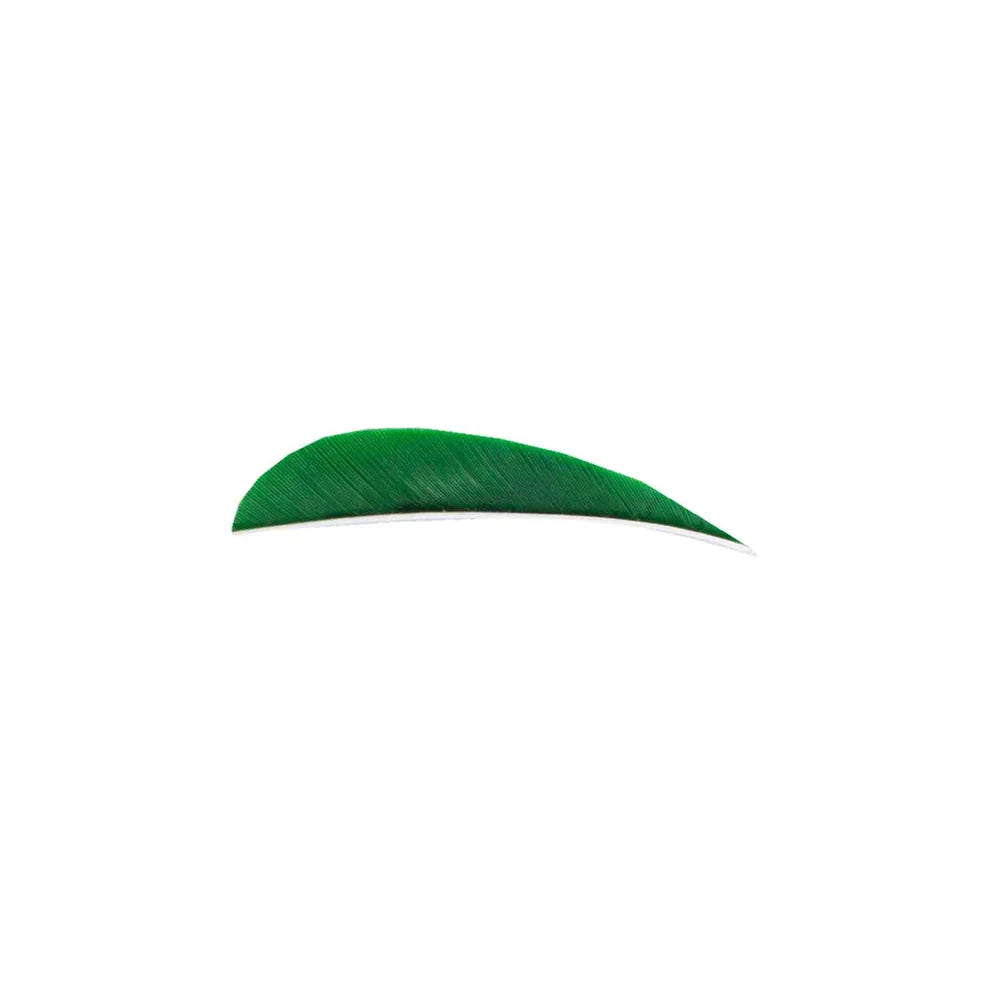 TRUFLIGHT FEATHERS 3 RW ROUND KELLY GREEN