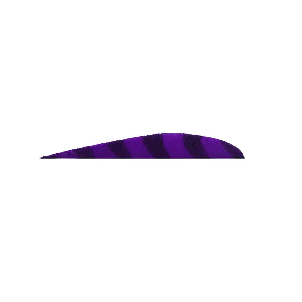 TRUFLIGHT FEATHERS 5 RW ROUND BARRED PURPLE