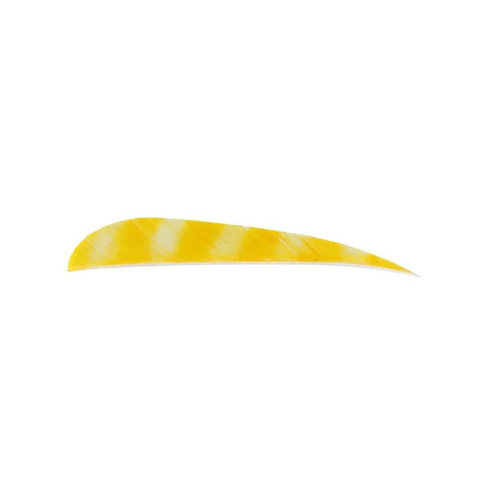 TRUFLIGHT FEATHERS 5 RW ROUND BARRED CHARTREUSE