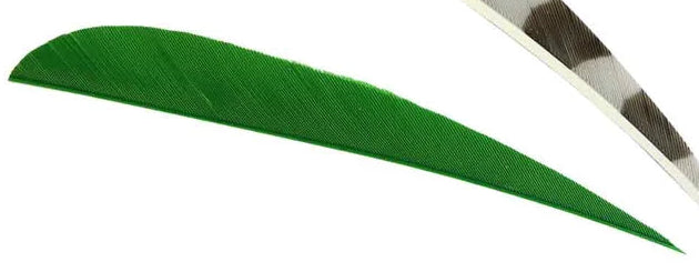 TRUFLIGHT FEATHERS 5 RW ROUND KELLY GREEN
