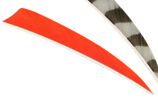 TRUFLIGHT FEATHERS 5 INCH RW SHIELD ORANGE