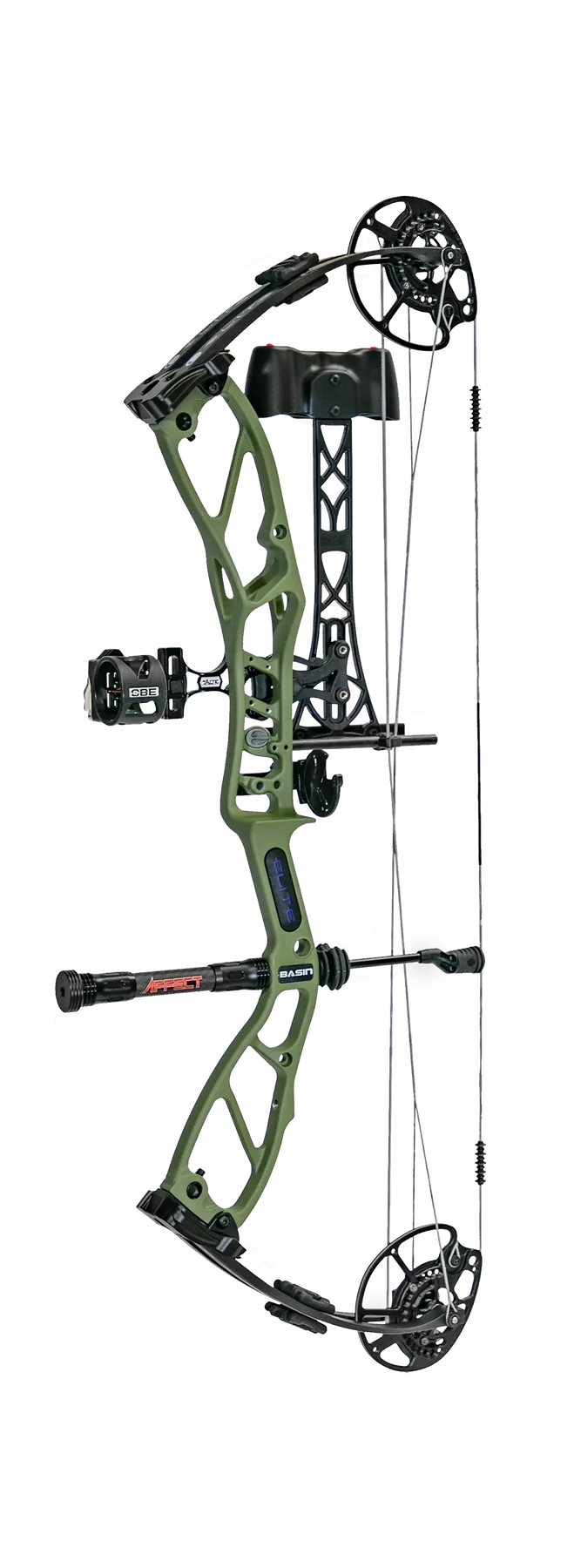 ELITE BASIN KIT RH 70lb OD GREEN/RT EDGE LIMBS