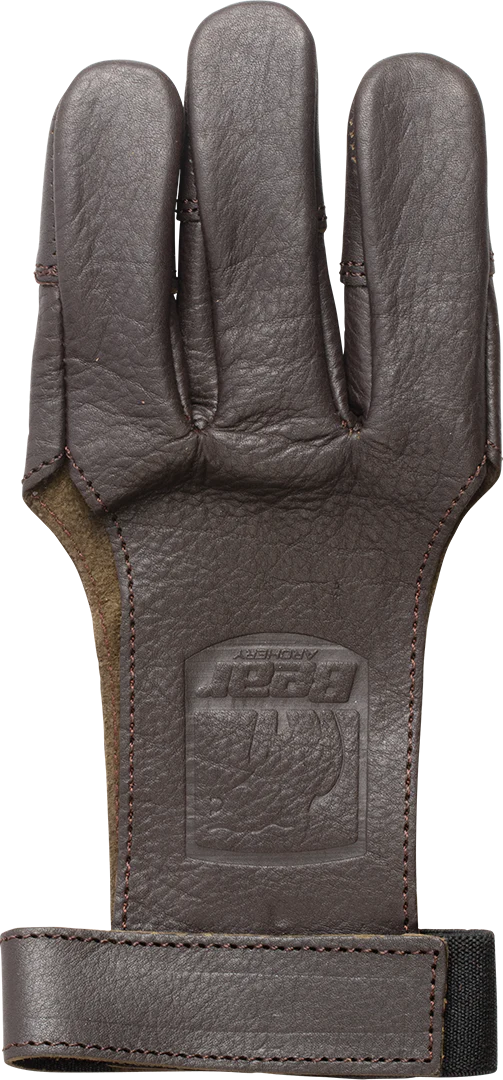 BEAR 3FINGER TRAD GLOVE BLACK  OSM