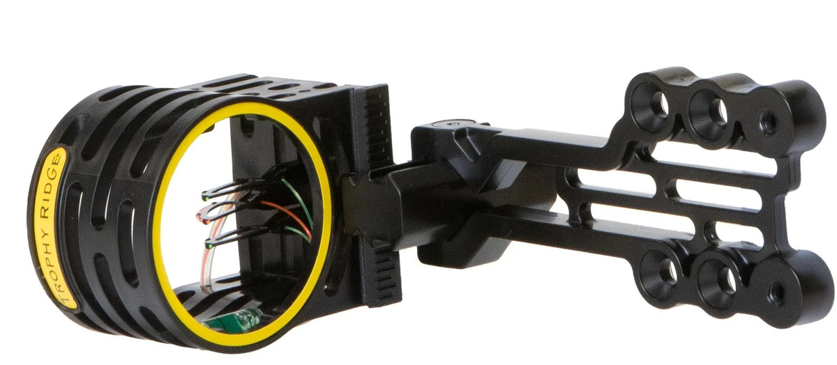 BLK GOLD FIBER PIN BACK YELLOW FIBER OPTIC PIN .019 BACK TRACK YELLOW