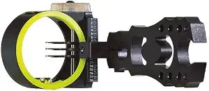 BLK GOLD FIBER PIN FRONT GREEN FIBER OPTIC PIN .019 FRONT TRACK GREEN