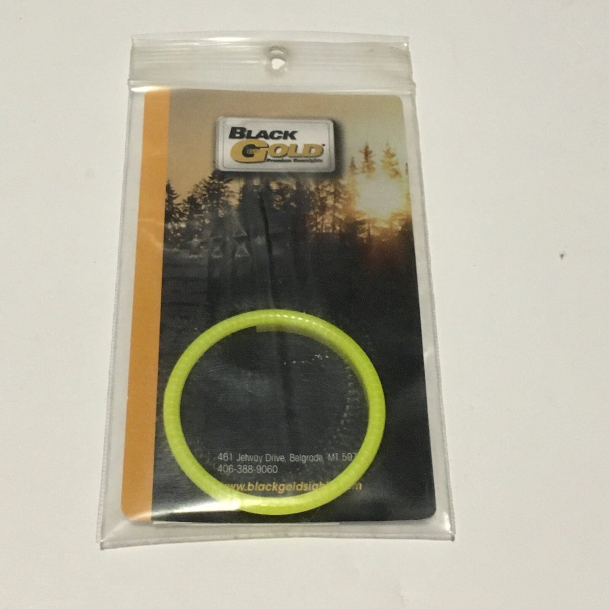 BLK GOLD SIGHT RING 1.75 OS YEL SIGHT RING 1 3/4  YELLOW