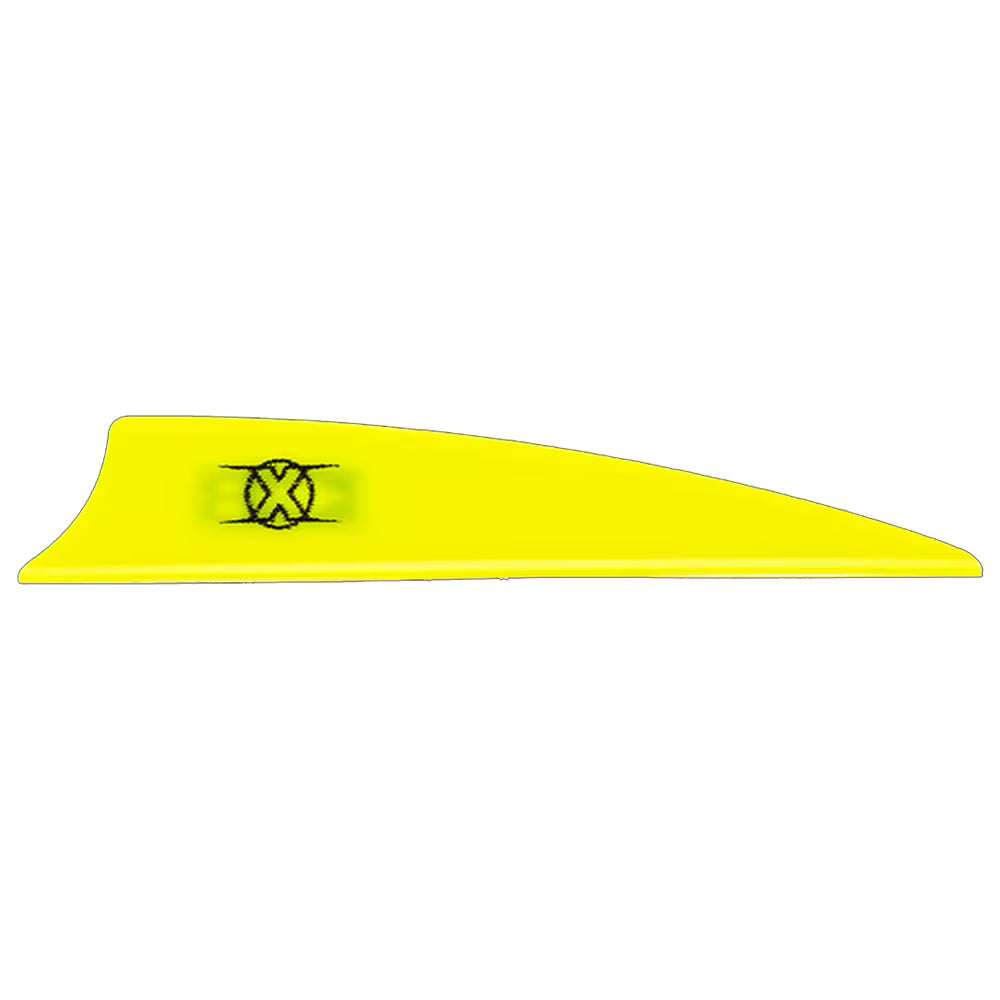 BOHNING X-VANE 3" SHIELD N YELLOW 1000PK