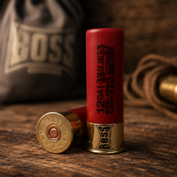 BOSS 12GA 2-3/4"MAG 1-1/4 #4 CASE