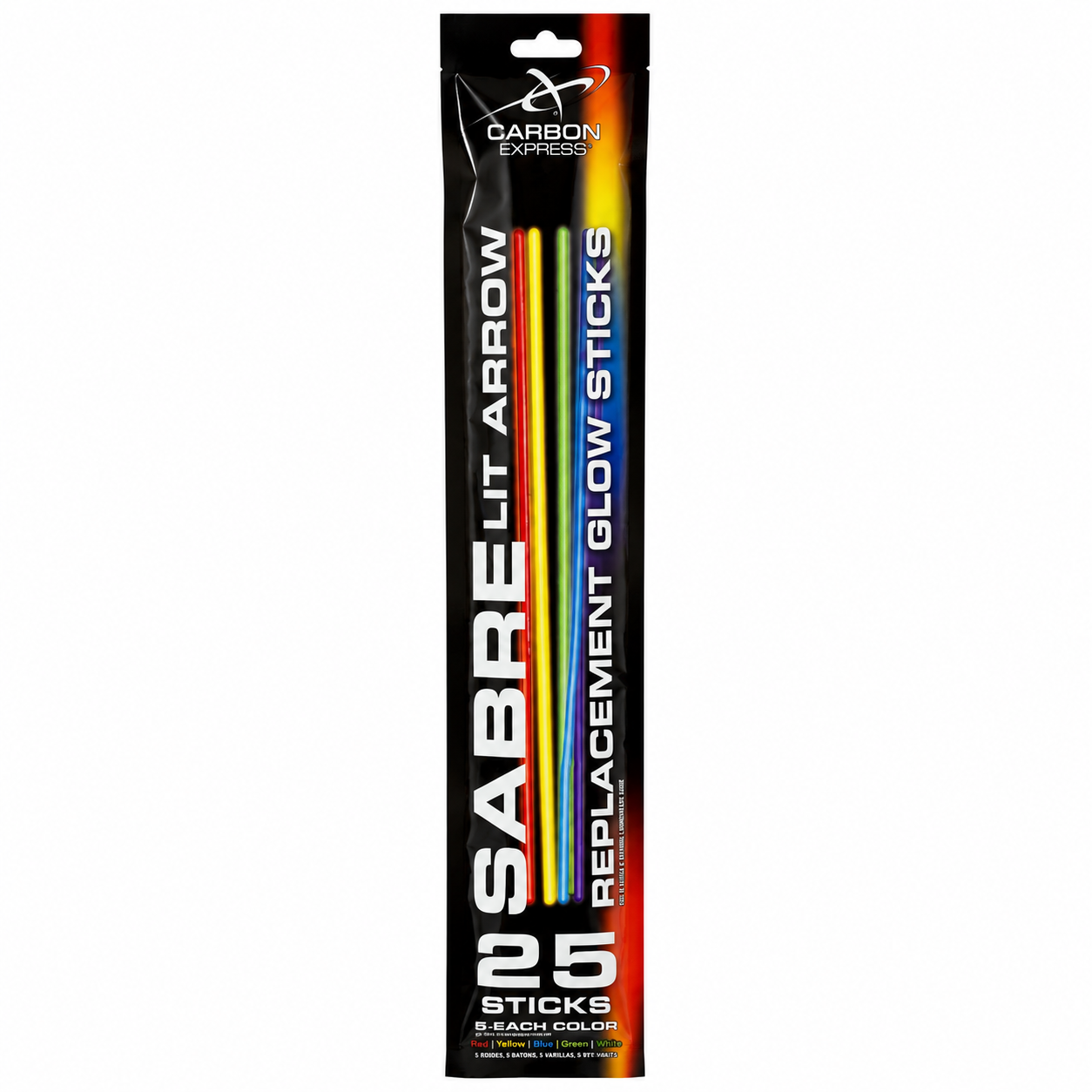 CARBON EXPRESS SABRE REPLACEMENT GLOWSTICKS PER EA