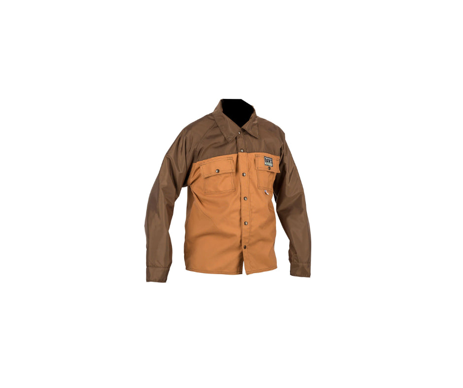 DAN'S BROWN DUCK SHIRT BROWN SLEEVE 2XLARGE
