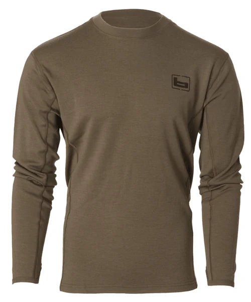 DIVE BOMB 230 MERINO POWER CREW BROWN XL