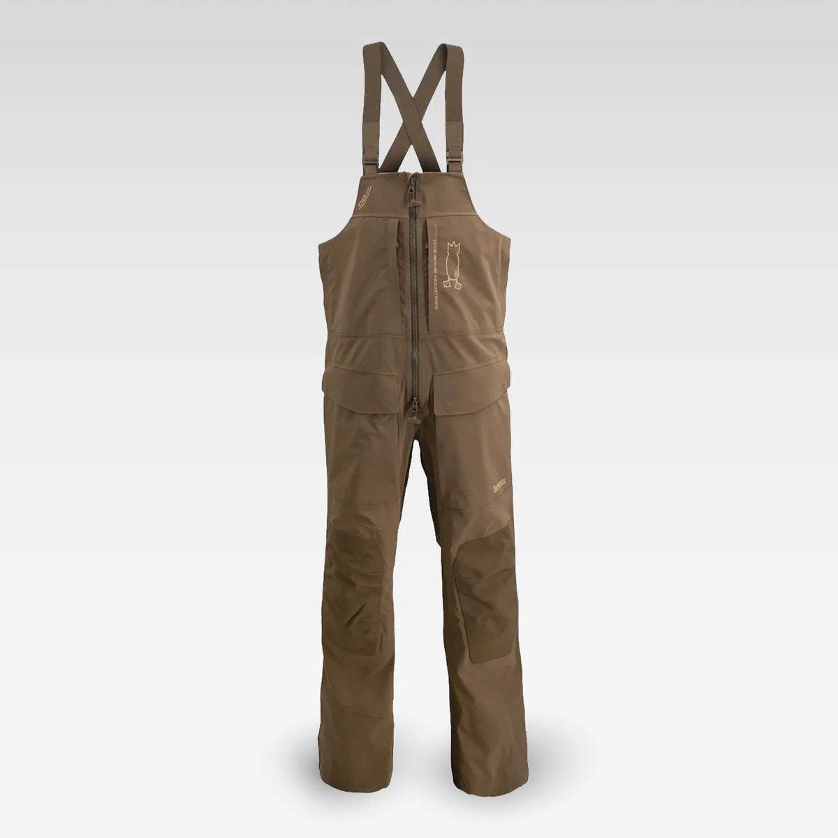 DIVE BOMB BRUISER FIELD BIBS BROWN 2XL