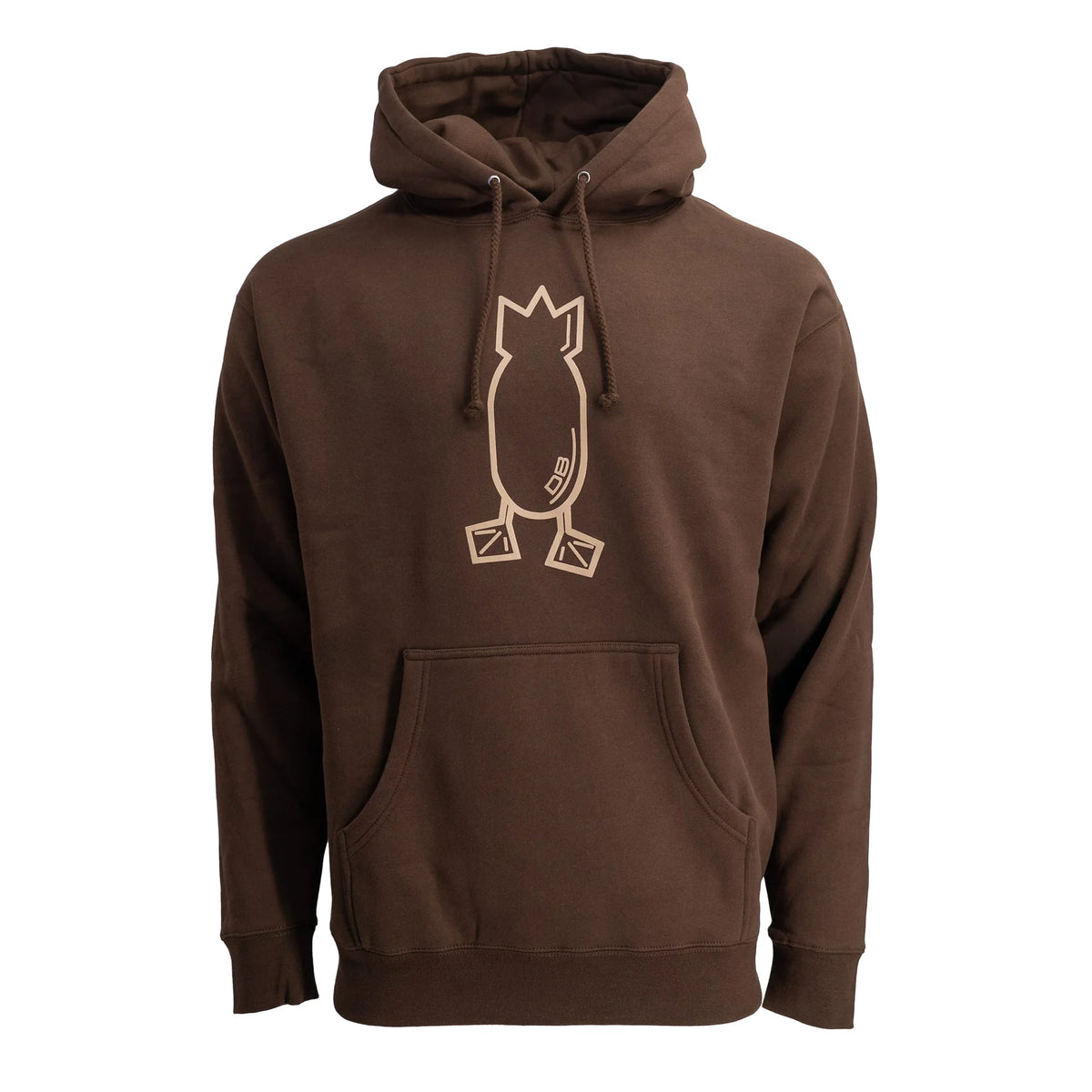 DIVE BOMB OG LOGO HEAVYWEIGHT HOODIE GREEN LG