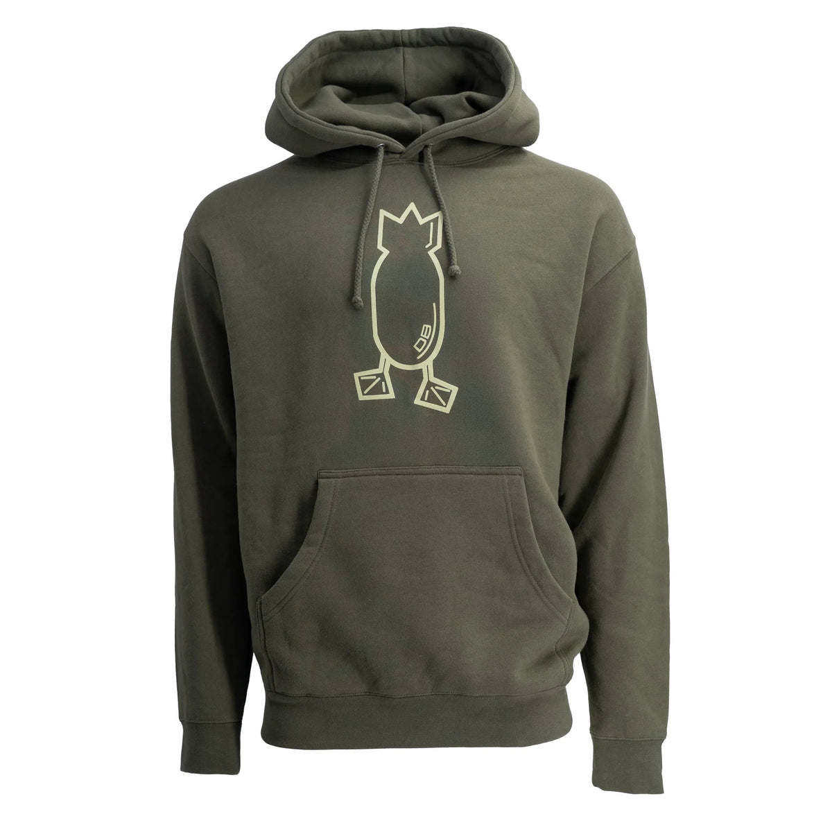 DIVE BOMB OG LOGO HEAVYWEIGHT HOODIE GREEN XL