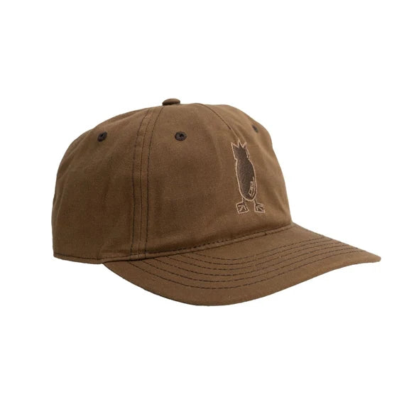 DIVE BOMB OG LOGO WAXED CANVAS HAT BROWN