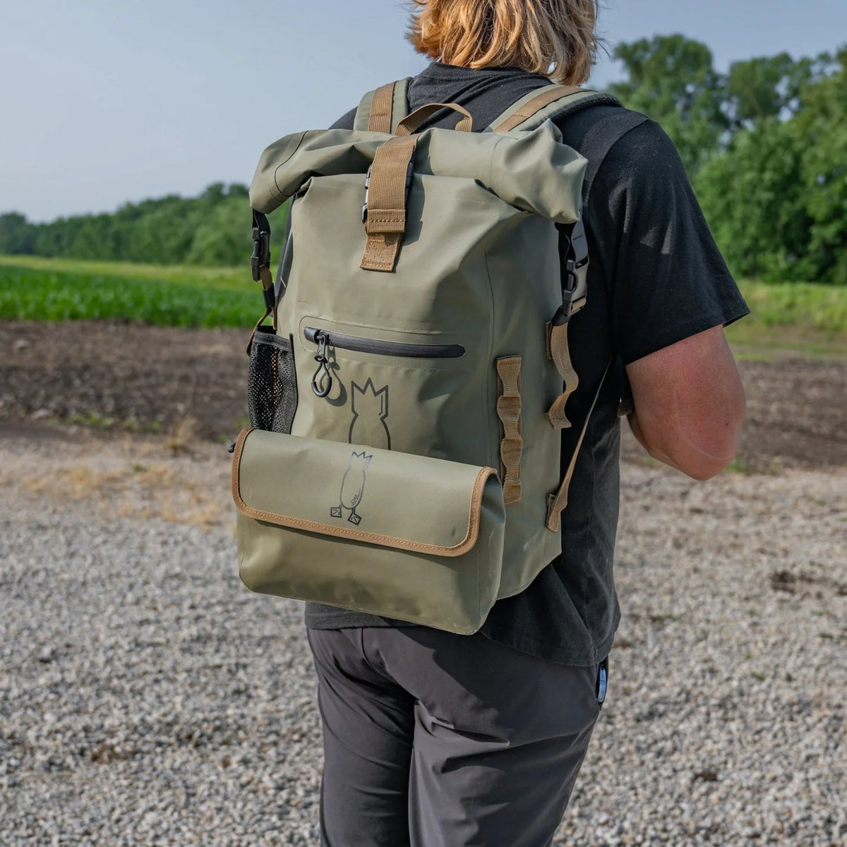 DIVE BOMB REMOVEABLE GRAB POUCH BROWN