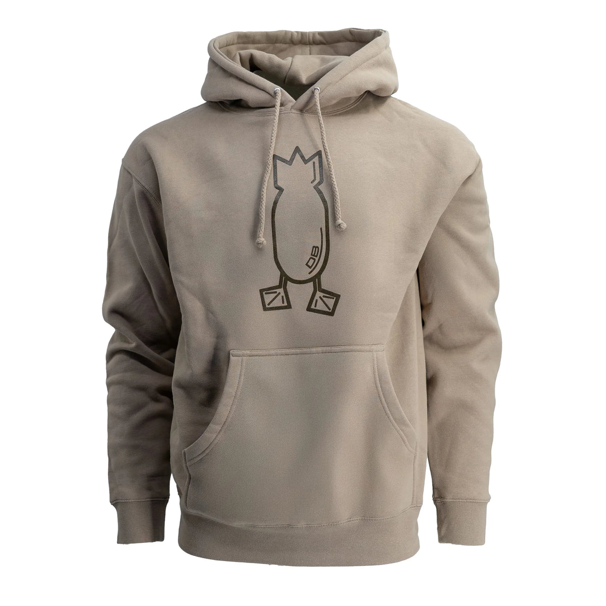 DIVE BOMB SCRIPT LOGO HOODIE ARMY XL