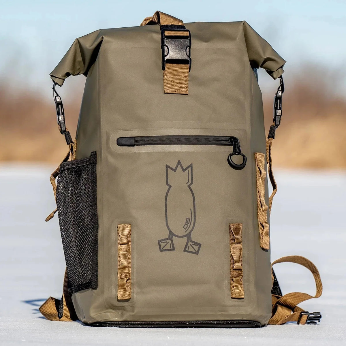 DIVE BOMB WATERPROOF BACKPACK COVERT GREEN