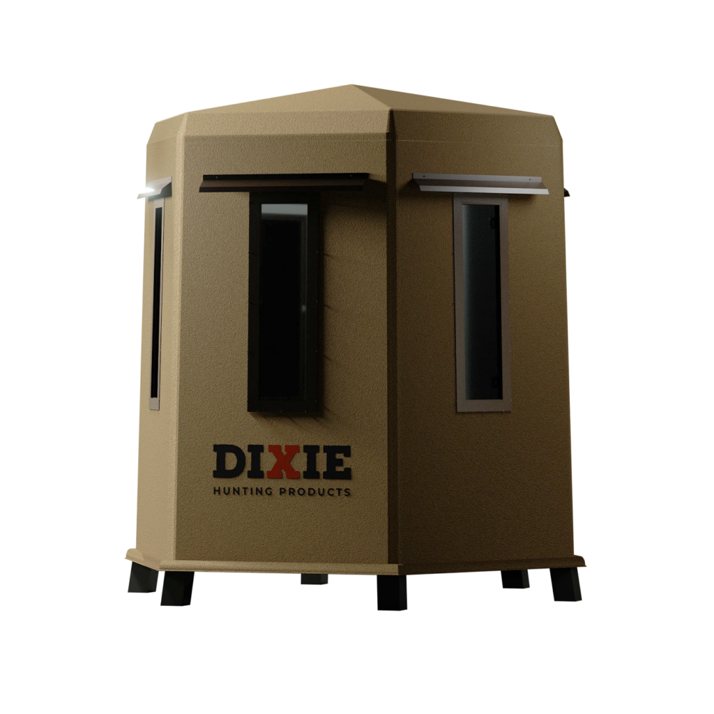 DIXIE DEER BLINDS 7' HEX ELITE W/ GUN & BOW WINDOWS
