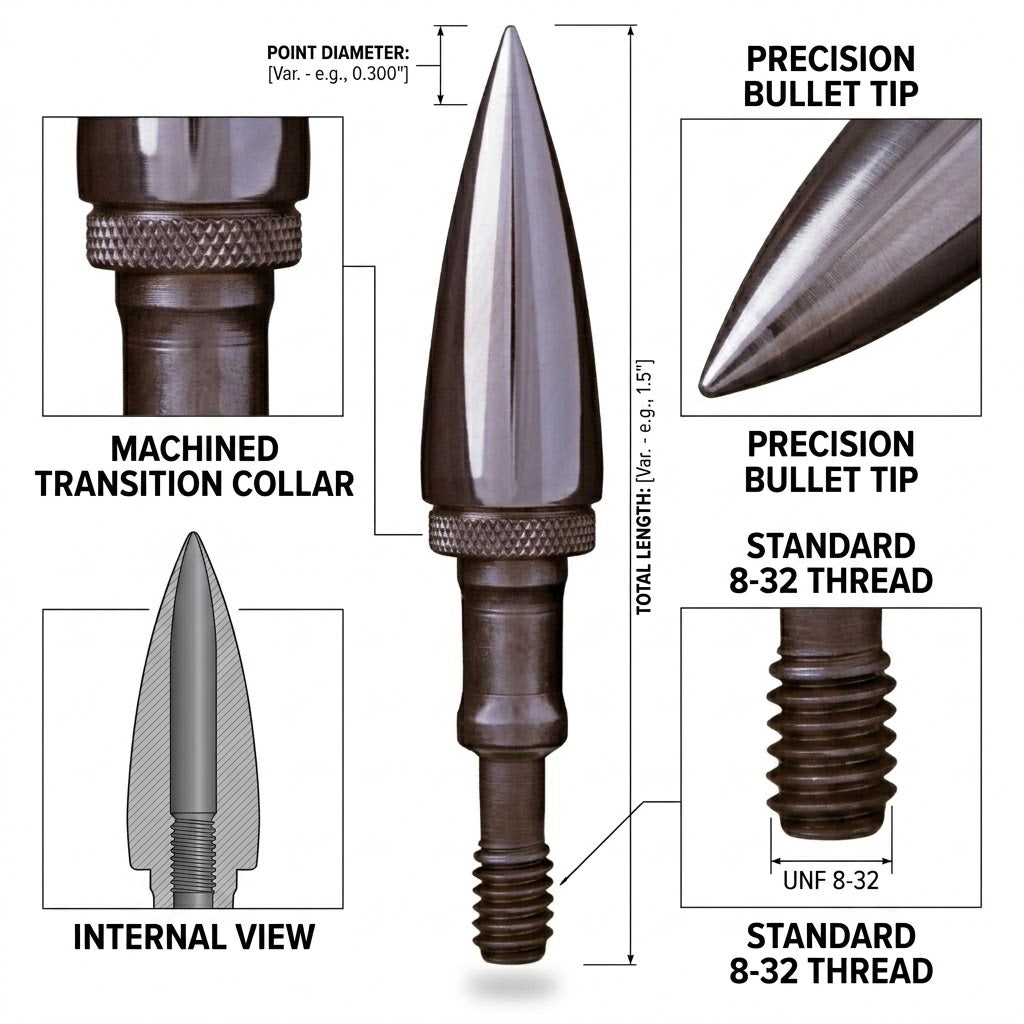 EASTON MATCH FIELD POINT 19/64 19 100GR