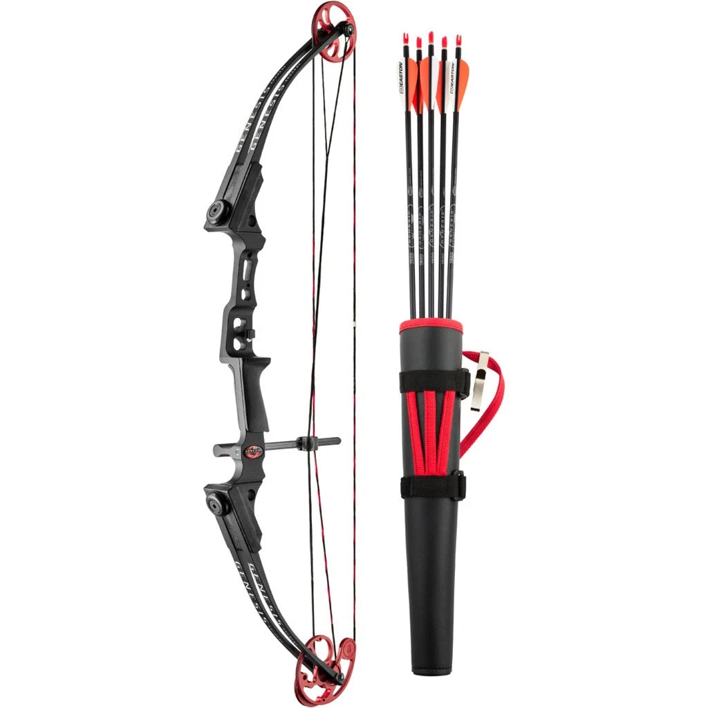 GENESIS BOW RH KIT BLACK W/RED CAM