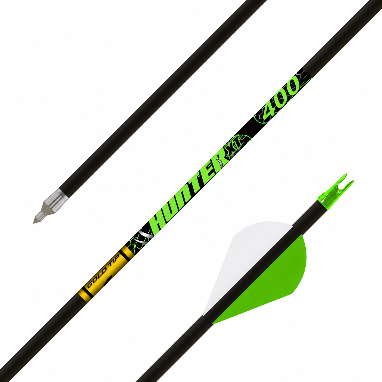 GOLD TIP HUNTER 2VN 400 SPINE GOLD TIP HUNTER 2 INCH VANE 400 SPINE MIXED COLORS