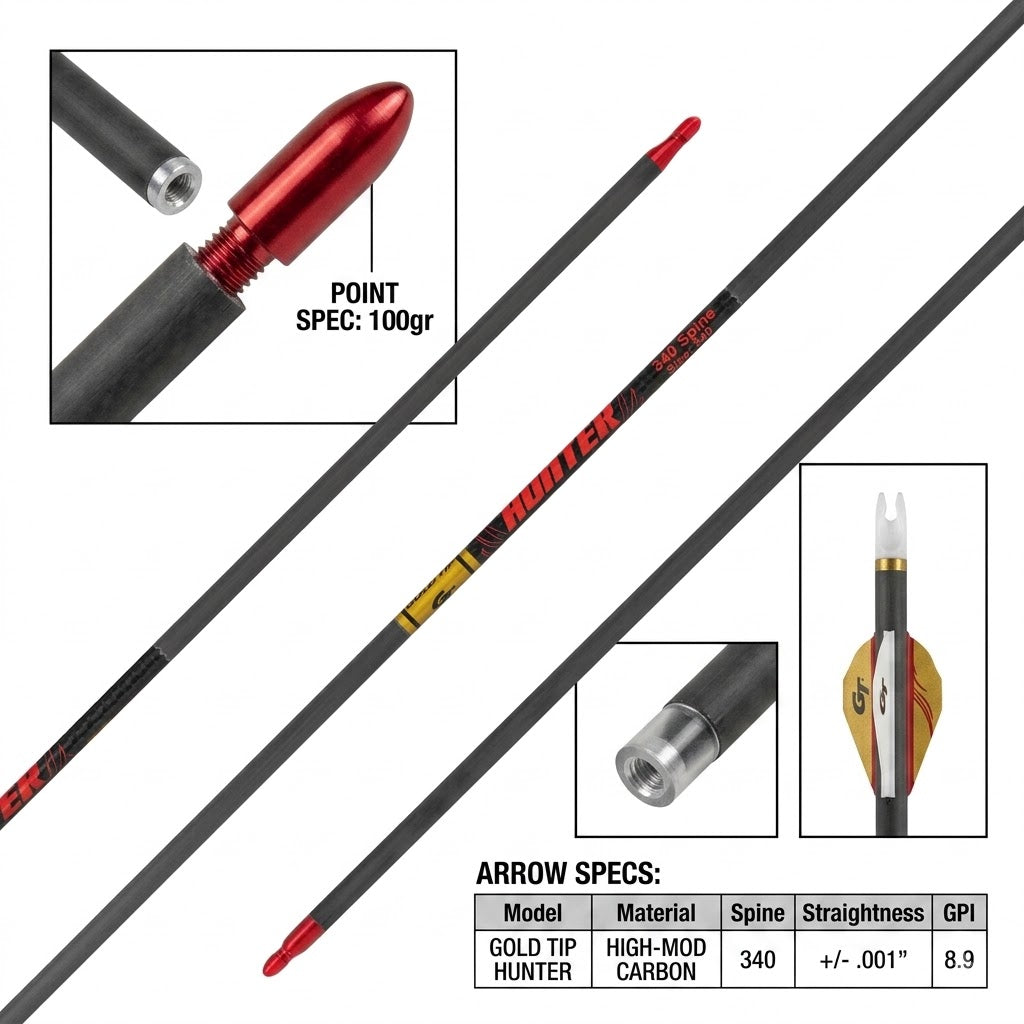 GOLD TIP HUNTER  300 SPINE SHAFT