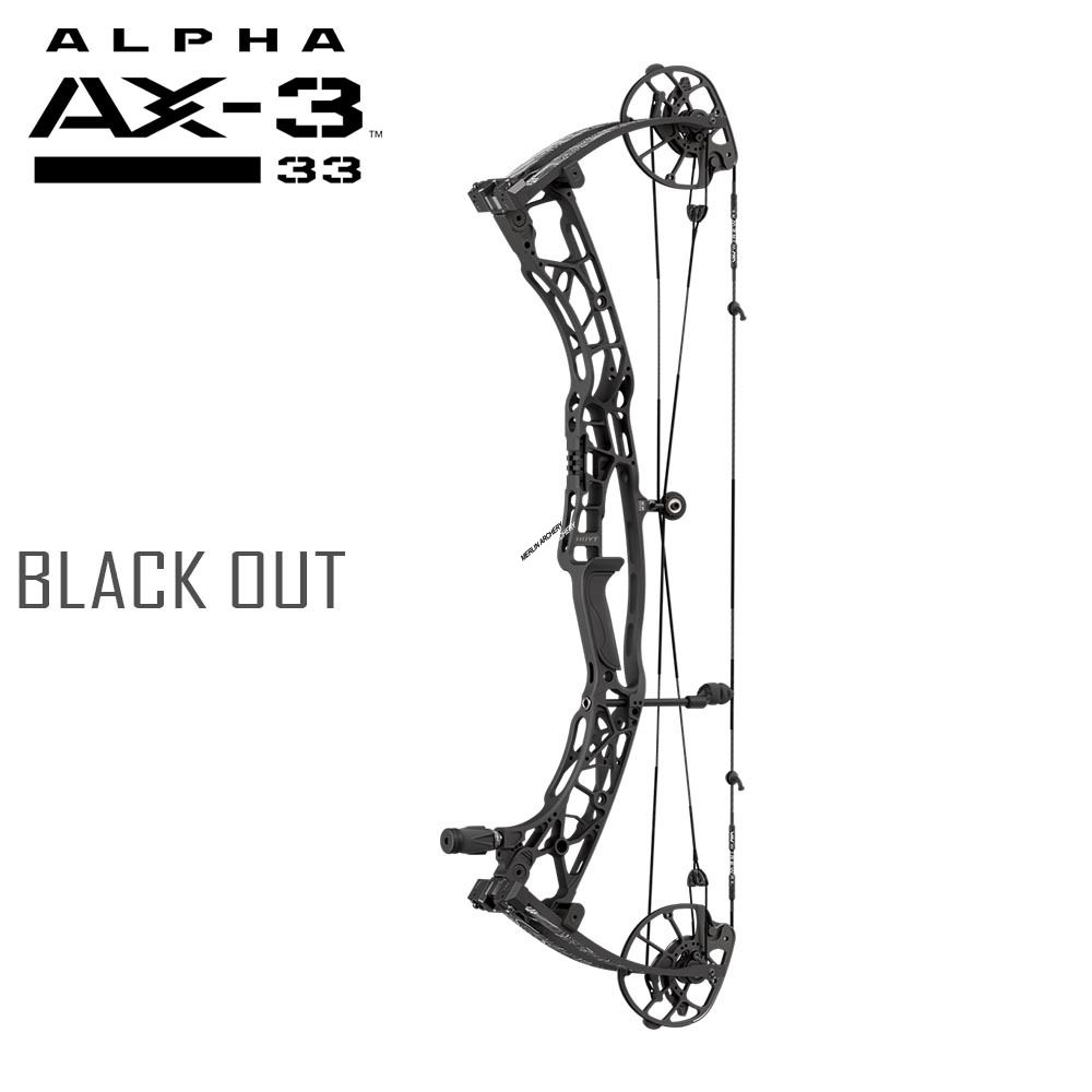 HOYT AX-3 33 RH 70# 30.25-31in BLACKOUT