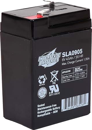 INTERSTATE SLA0905 6V/4.5AH BATTERY