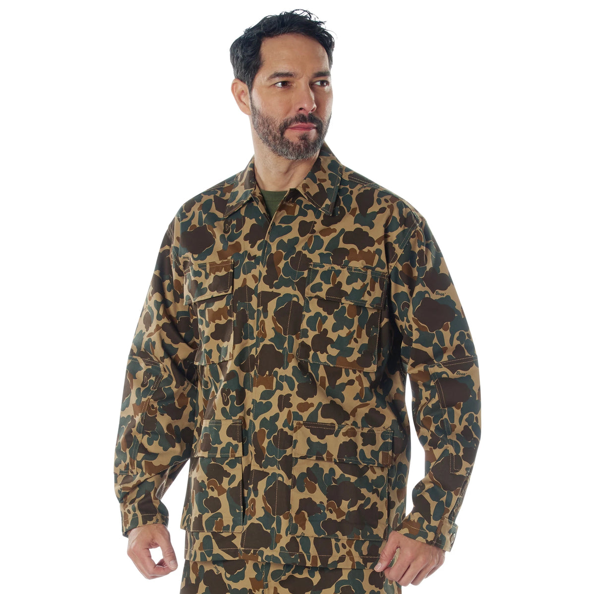 ROTHCO BDU SHIRT FRED BEAR CAMO LG