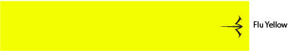WHITE WATER SOLID FLO YELLOW WRAPS 5x.75"