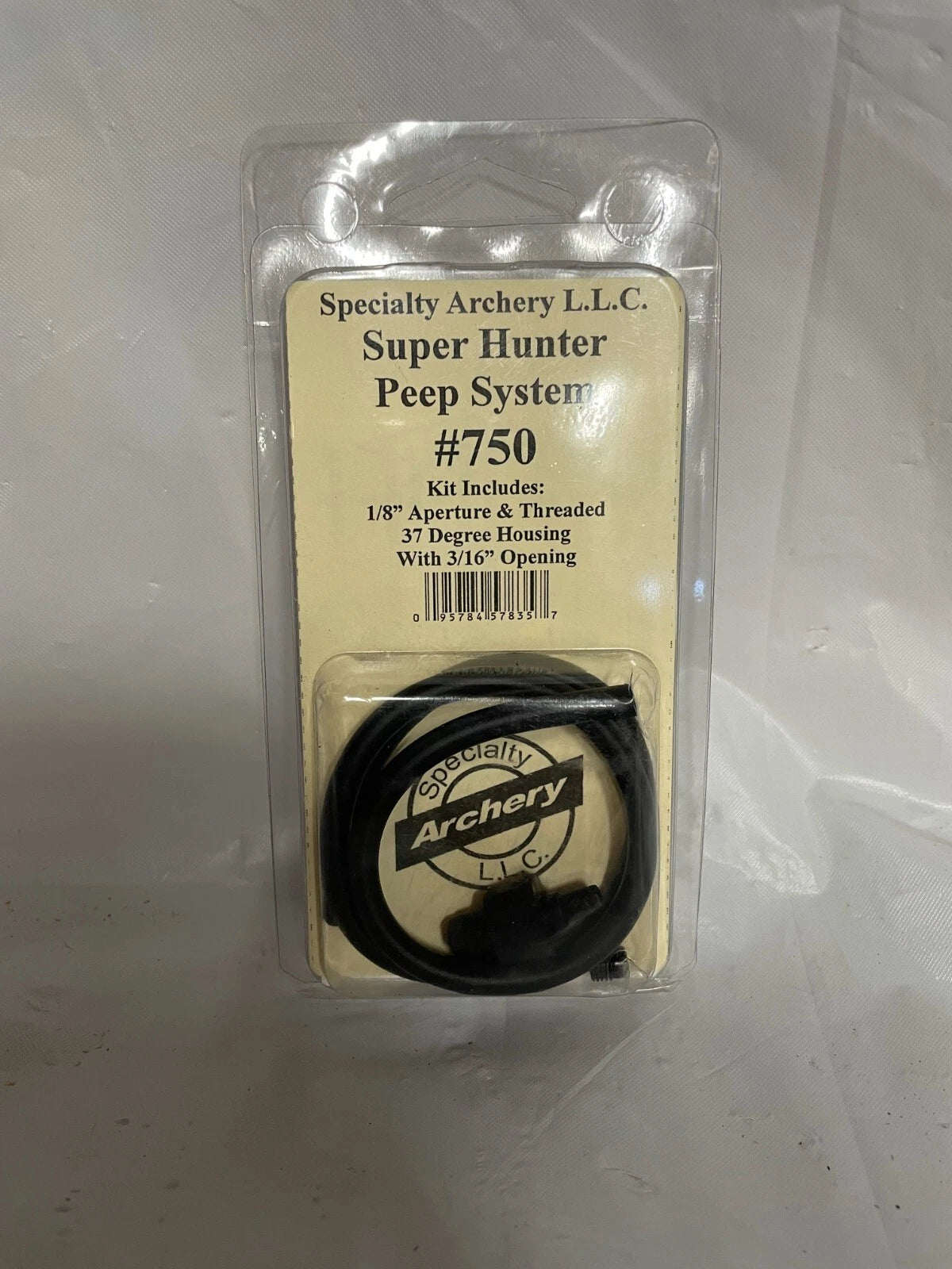 SPEC ARCH SUPER HUNTER PEEP SYS 1/8 APERTURE & THREADED 37 DEGREE HOUSING