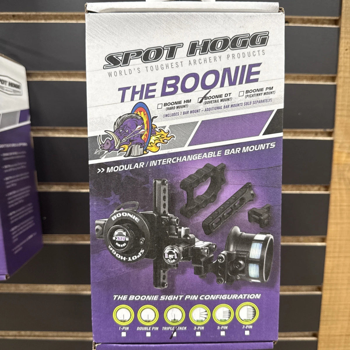 SPOT HOGG BOONIE DOVETAIL 3PIN RH .019
