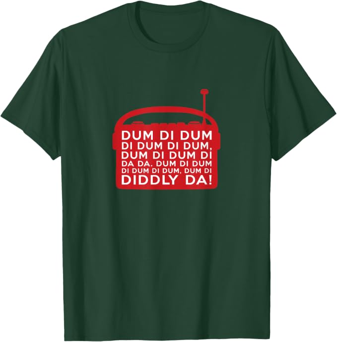 T-SHIRT ARCHERS GREEN W/RED MEDIUM