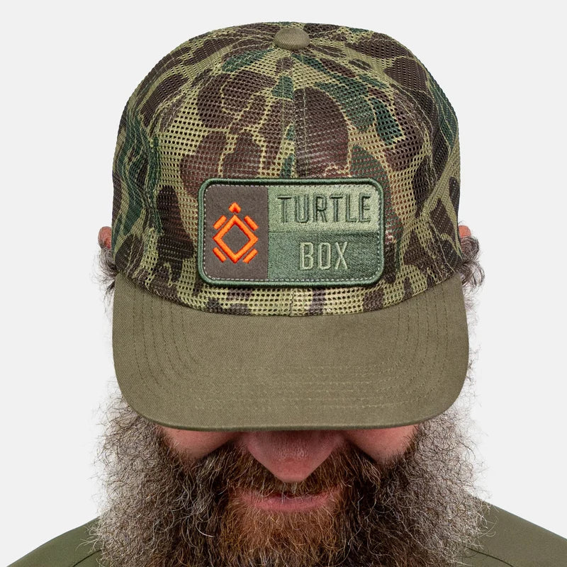 TURTLEBOX ALL-MESH CAMO TRUCKER HAT